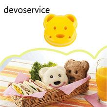 Utensilios de cocina Diy, oso de peluche para desayuno, Sushi, tostadora de arroz, pan de sándwich, molde para pasteles y galletas, novedad de 2016 2024 - compra barato