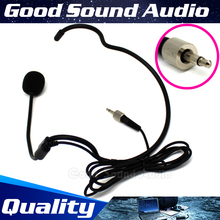 3.5mm Jack Female Screw Lock Wired Headworn Condenser Microphone Headset Mic Mikrafon For Wireless Karaoke Bodypack Transmitter 2024 - buy cheap