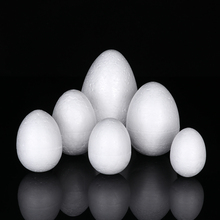 10pcs Easter Handmade DIY Painting Egg Accessories White Foam Egg Easter Party Supplies Kids Gifts Favors Party Decorations 2024 - buy cheap