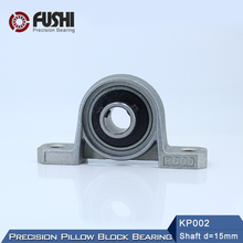 Cojinete KP002 de 15 mm de diámetro de eje, bloque de almohada de aleación de Zinc KP, rodamientos KP002, 4 Uds. 2024 - compra barato