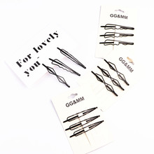 4Pcs/set headwear hair accessories Hair Clips Bobby Pins Invisible Curly Wavy Grips Salon Barrette Hairpin 2024 - buy cheap