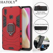 HATOLY For Vivo Y91 Case VIVO Y95 Cover Magnetic Suction Ring Bracket Cases Silicone Hard Armor Cover for BBK Vivo Y91 Y91i 2024 - buy cheap
