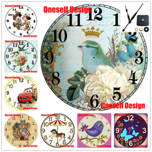 USA 5D diamond embroidery sale clock bird 5d diamond painting clock animal 5d diamond mosaic sale clock picture of rhinestones 2024 - buy cheap