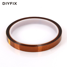 DIYFIX-Cinta de poliimida, cinta de aislamiento adhesivo de alta temperatura para BGA PCB SMT, 10mm x 33m 2024 - compra barato