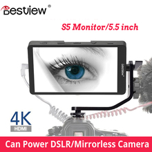 Bestview S5 5.5 inch 4K screen monitor for SONY NIKON CANON DSLR ZHIYUN Monitor For nikon camera hdmi monitoring field studio 4k 2024 - buy cheap