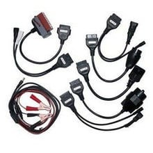 Cabo adaptador para diagnóstico de carros, para cdp pro obd2 obdii, conjunto completo de 8 cabos automotivos para vd600, tcs, cdp + multidiag pro wow 2024 - compre barato