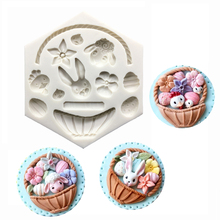 Easter Bunny Silicone Mold Fondant Cake Decorating Tools Candy Chocolate Gumpaste Mold 2024 - buy cheap