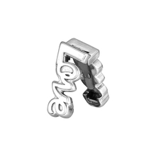 DIY Fits for Pandora Charms Bracelets Love Clip Beads 100% 925 Sterling-Silver-Jewelry Free Shipping 2024 - buy cheap