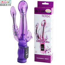 Baile 6 Speed Vibration Rabbit Vibrator, Double Vibe Waterproof G Spot Vibrators,Sex toys for woman, Sex Products 2024 - buy cheap