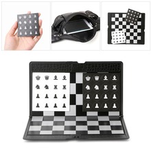 Pocket Folding Magnetic International Chess Set Board Checkers Traveler Plane Chesses Game Entertainment 2024 - buy cheap