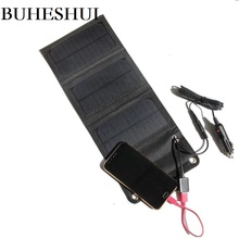 Зарядное устройство на солнечной батарее BUHESHUI, новинка, 6 Вт, зарядное устройство на солнечной батарее, USB + зарядное устройство на 18 В постоянного тока с двойным выходом для телефона, зарядное устройство на 12 В, 5 шт./лот 2024 - купить недорого