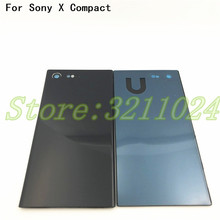 Крышка батарейного отсека Запасные части для Sony Xperia X Compact F5321 задняя крышка батарейного отсека задняя крышка корпус с логотипом 2024 - купить недорого
