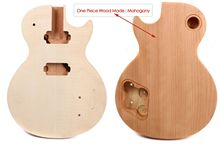 LP Electric guitar body Unfinished Mahogany One Piece wood Made Set In style 2024 - buy cheap