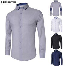 2018 New Design Casual Shirt Men Long Sleeve Big Size Mens Cotton Business Formal Shirt Slim Fit Casual Dress Shirts Men Camisas 2024 - buy cheap