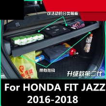 Для HONDA FIT JAZZ 2016-2018 автомобильный Стайлинг резервуар для багажника ящик для хранения поддонов чехол для хранения интерьера автомобильные аксессуары 2024 - купить недорого