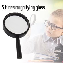 Top Handheld Reading 5X Magnifier Hand Held Magnifying 25mm Mini Pocket Magnifying Glass Children Magnifying Glass 2024 - buy cheap