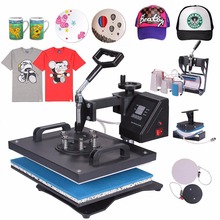 Cheap 8 In 1 Heat Press Machine For Plate/Mug/Cap/TShirt Etc,  CE Multifunction sublimation Heat Press/Heat Transfer  Machine 2024 - buy cheap