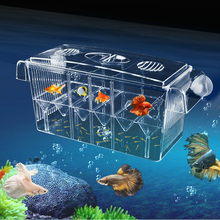 Self-Floating Fish Hatchery Box High-Transparent Aquarium Breeding Incubator Isolation Box Multi-Function Double Layer Fish Tank 2024 - купить недорого