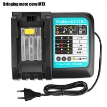 DC18RC Rapid Charger Replacement Power Tools Li-ion Charger 7.2V-18V for Makita Power Tool Battery DC18RA DC18RC with USB Port 2024 - buy cheap