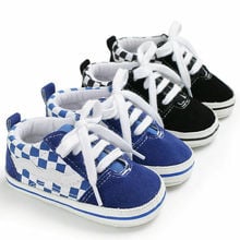 New Style Baby Shoes Newborn Baby Girls Boys Soft Sole Crib Shoes Sneakers Anti-Slip Canvas Shoe 2024 - buy cheap