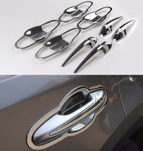 DEE Car Accessories For TOYOTA RAV4 RAV 4 2015 Chrome Trim Chromium Styling Door Handles Bowl Cover Stickers Exterior Decoration 2024 - buy cheap