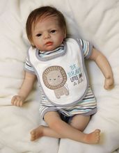 Npkdoll-boneca reborn bebê 22, boneca de silicone macio, brinquedo para crianças 2024 - compre barato
