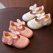 Sandalias cómodas para niñas, zapatos de princesa con lazo con cristales, para niños bebé Infante, 24 2024 - compra barato