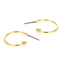 Miasol Gold Color Rhodium Plating Brass Stud Earring Post For DIY Earring Jewelry Making Jewelry Findings Lead/Nickle/CA Free 2024 - buy cheap