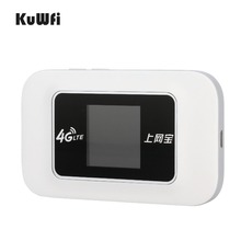 KuWFi 4G беспроводной lte-роутер Mini 3/4G FDD TDD wifi роутер с слотом для sim-карты 4G Мобильный Wi-Fi точка доступа 2024 - купить недорого