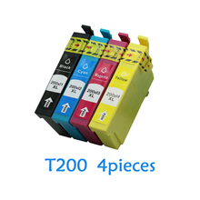 Cartuchos de tinta T200XL para impresora Epson T2001, T2002, T2003, T2004, Workforce, WF 2510, 2520, 2530, 2540, XP-100 XP, 200, 300, 310, 400, 410 2024 - compra barato
