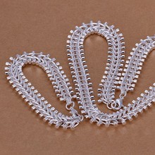 Conjuntos de joias banhados a prata, bracelete esterlina, conjunto de joias osso de peixe/zshpfrtp, 050, pescoço, pescoço 2024 - compre barato