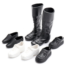 NK 4 Pairs /Set  Fashion Boots Doll Shoes Heels Sandals For Ken  Dolls Accessories  High Quality Baby Toy  DZ 2024 - buy cheap