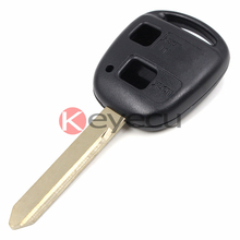 Keyecukeyecu capa de chave remota para substituição, novo estojo de chave para toyota avensis yaris auris toy47 blade 2024 - compre barato