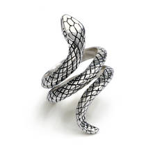 Женское кольцо в виде змеи, украшение в стиле ретро 2024 - купить недорого