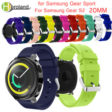 Soft Silicone watchband For Samsung Gear Sport 20mm Replacement Wristband Strap for Samsung Gear S2/S4 Classic smart Accessories 2024 - buy cheap