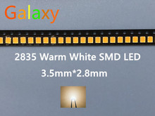 Chip de diodo emisor de luz, 2835 ultrabrillante LED SMD, Blanco cálido, 0,2 W, 21-23LM, 1000 Uds. 2024 - compra barato