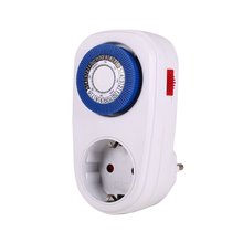 24 Hours Plug in Mechanical Grounded Programmable Timer Switch Smart Countdown Switch Socket Indoor Auto Power off 2024 - buy cheap
