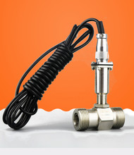 Medidor de flujo de turbina líquida, Sensor transmisor, conexiones roscadas LWGY-15, 12V-24V, indicador de contador, DN15 2024 - compra barato