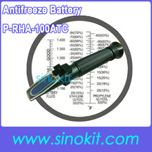 Refractómetro de plástico, refractómetro P-RHA-100ATC negro, anticongelante y batería, venta al por mayor 2024 - compra barato