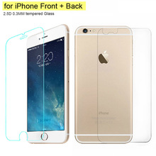 2PCS Front + Back Tempered Glass Original Protective Film Explosion-proof Screen Protector for iPhone 6 6S 4.7" 2024 - buy cheap