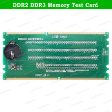 Two In One Desktop Motherboard Test Card DDR2 DDR3 With Light Tester For Intel/AMD Motherboards 2024 - buy cheap