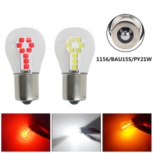 1Pc P21W BA15S Led 1156 1157 BAY15D  Auto Brake Light White Red Yellow Car Led Bulbs Turn Signal Lamp Parking Light 12v 2024 - buy cheap