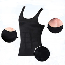 Men slimming vest gynecomastia body shaper posture corrector tummy abdomen control waist belt Belly compression tops shapewear 2024 - buy cheap