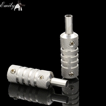 18MM Tattoo Stainless Steel Grip With Back Stem Tattoo Grips Supply Free Shipping 2024 - buy cheap