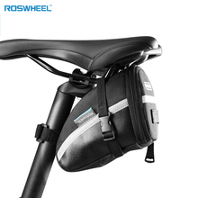 Sillín de bicicleta ROSWHEEL, Bolsa trasera de almacenamiento para poste del asiento, para ciclismo de montaña o carretera, Aksesuar13196 2024 - compra barato