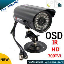 Big promotion 1/3"Sony ccd Effio-e 700TVL Waterproof CCTV Camera HD Outdoor security Camera 36 leds with OSD menu with Bracket 2024 - buy cheap
