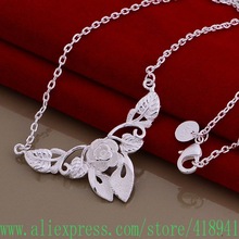 925 Jewelry silver plated Necklace silver fashion jewelry pendant /cbgaksna bhzajzga AN796 2024 - buy cheap