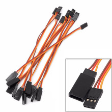 10pcs/lot 150mm 15cm JR Male to female servos plug extension lead wire cable for remote control airplane model Free shipping 2024 - buy cheap