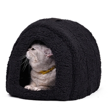 Cotton Pet Bed 4 Colors Sweet Style Dog Cat Kennel Arc Shape Puppy House High Quality Animal Beds Pet Product Wholesale Price 2024 - buy cheap