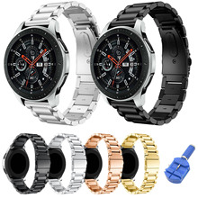 Correa de repuesto de acero inoxidable de lujo para reloj Samsung Galaxy, pulsera clásica de Metal de 46mm, gran oferta 2024 - compra barato